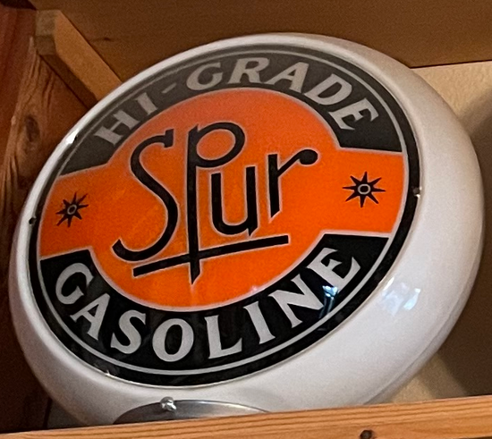 Spur Hi-Grade Gasoline Globe - Montana